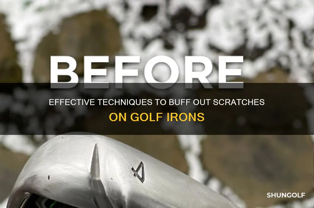 how to buff out scratches on golf irons