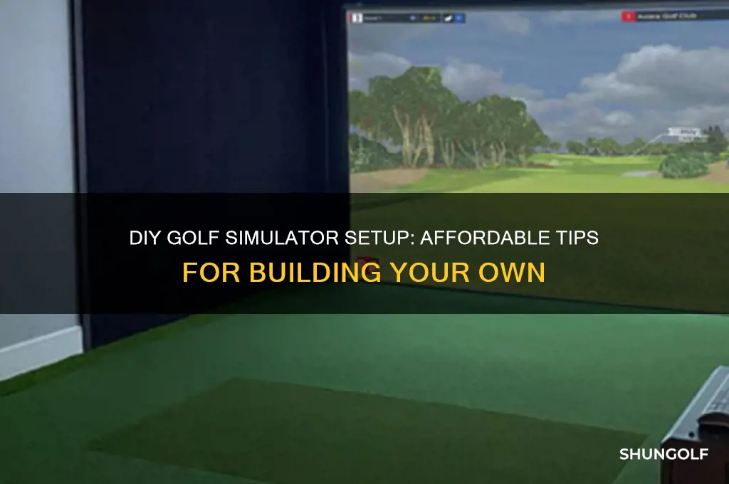 how to build a budget golf simulaotr