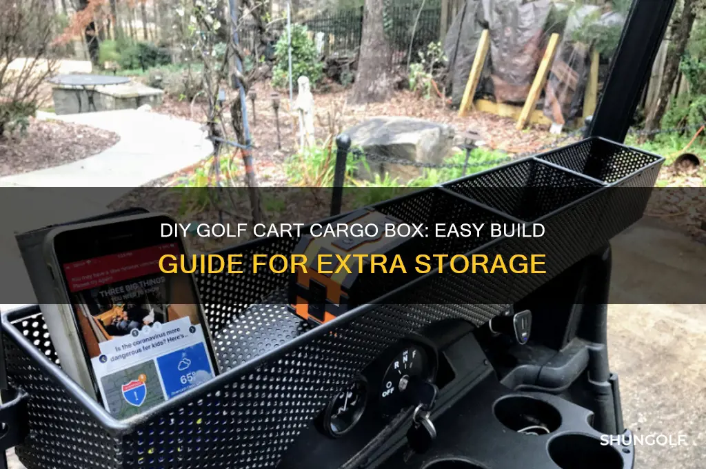 how to build a cargo box for a golf cart