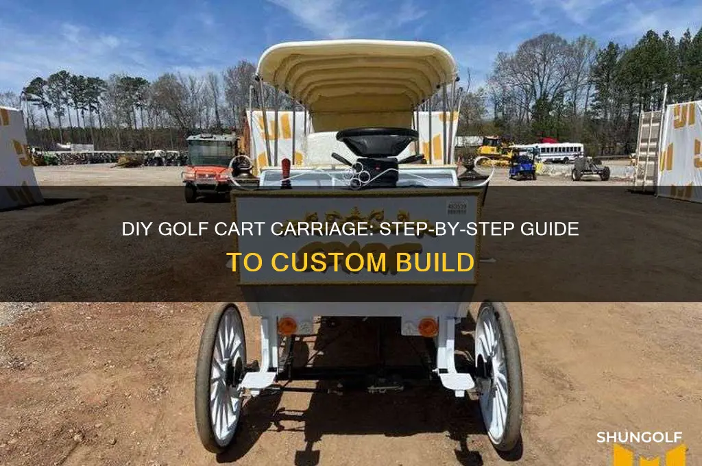 how to build a carrige for a golf cart