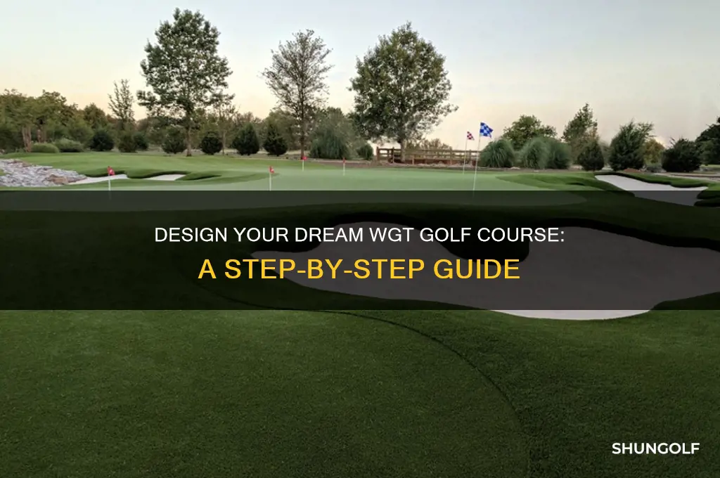 how to build a custom golf course on wgt