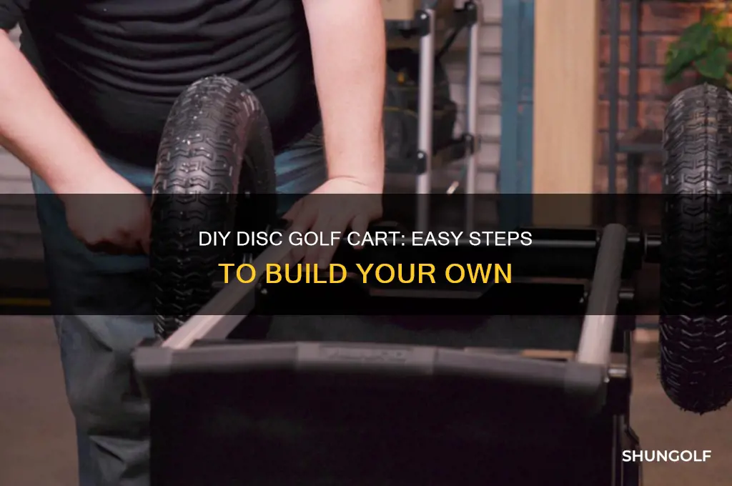 how to build a disc golf cart