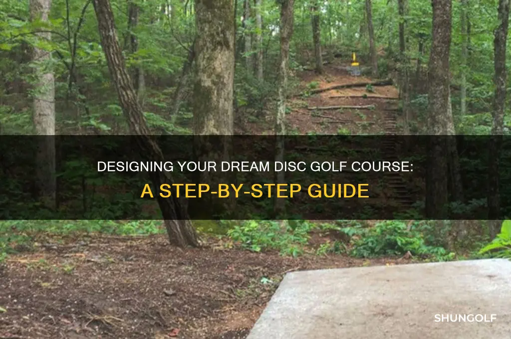 how to build a disc golf course