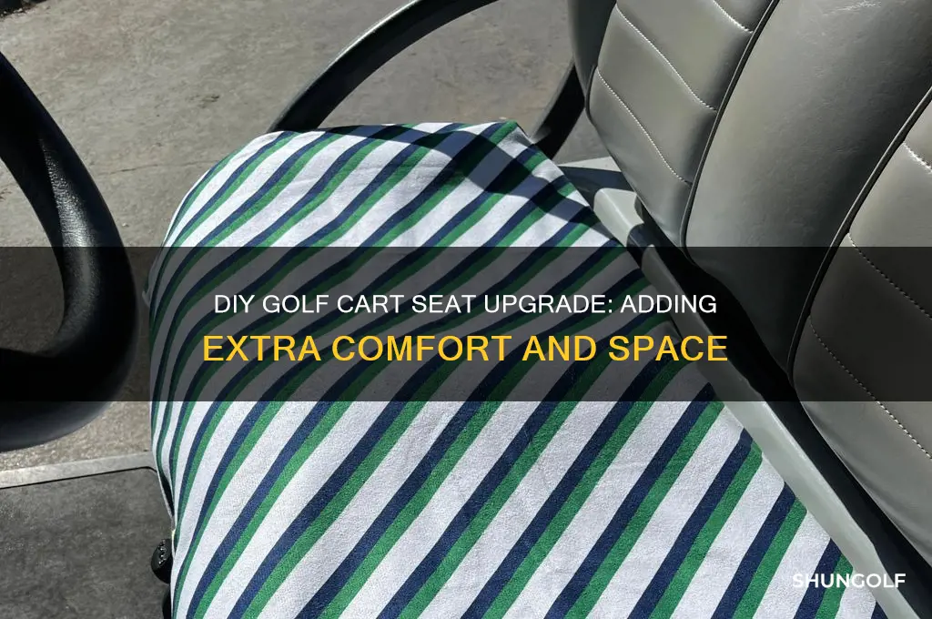 how to build a extra seat for a golf cart
