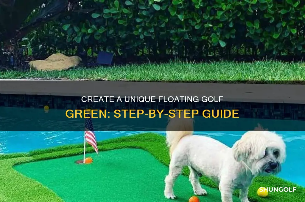 how to build a floating golf green