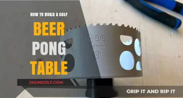 DIY Golf Beer Pong Table: Step-by-Step Guide for Ultimate Fun
