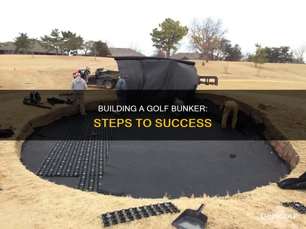 how to build a golf bunker