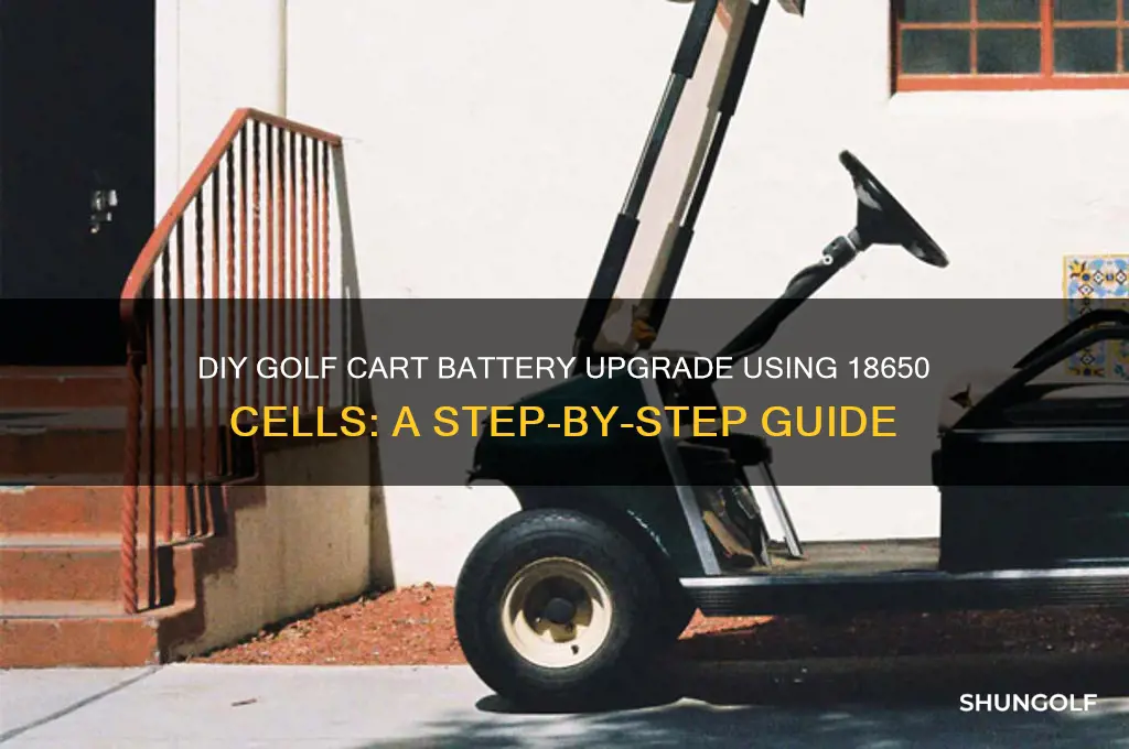 how to build a golf cart battery with 18650 batteries