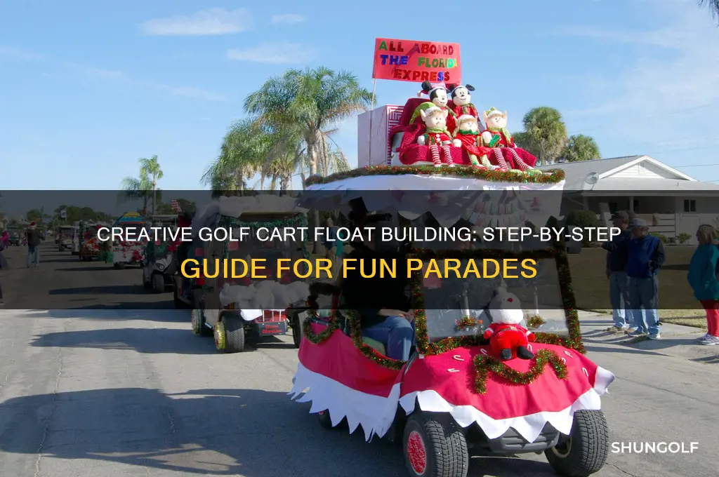 how to build a golf cart float