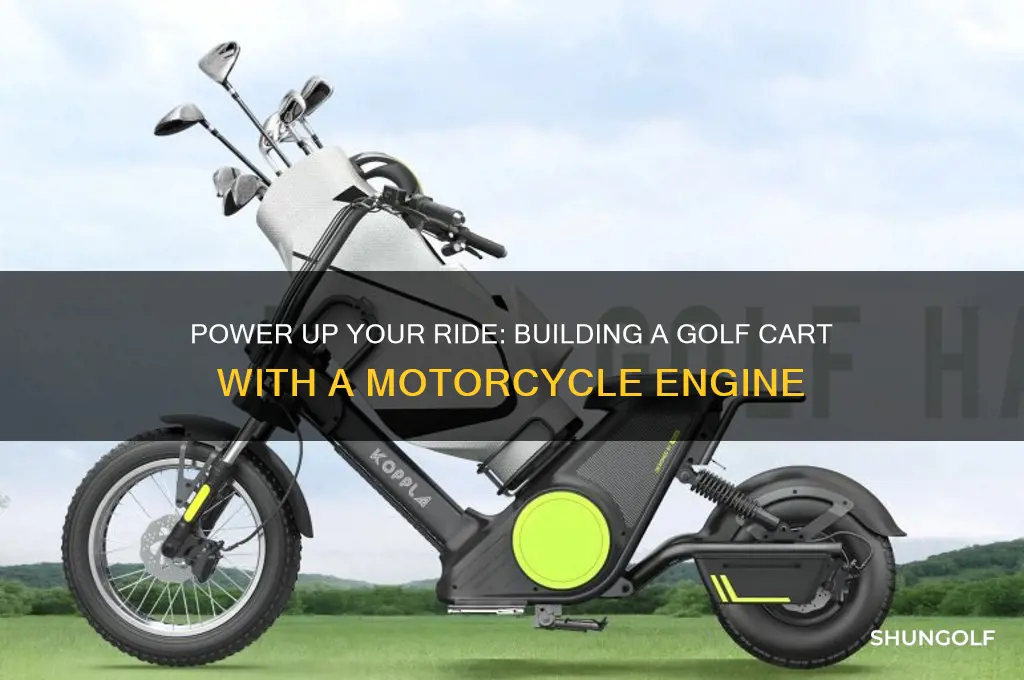 how to build a golf cart with motorcycle engine