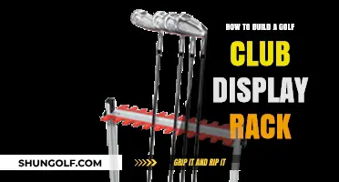 Crafting a Custom Golf Club Display Rack: DIY Guide