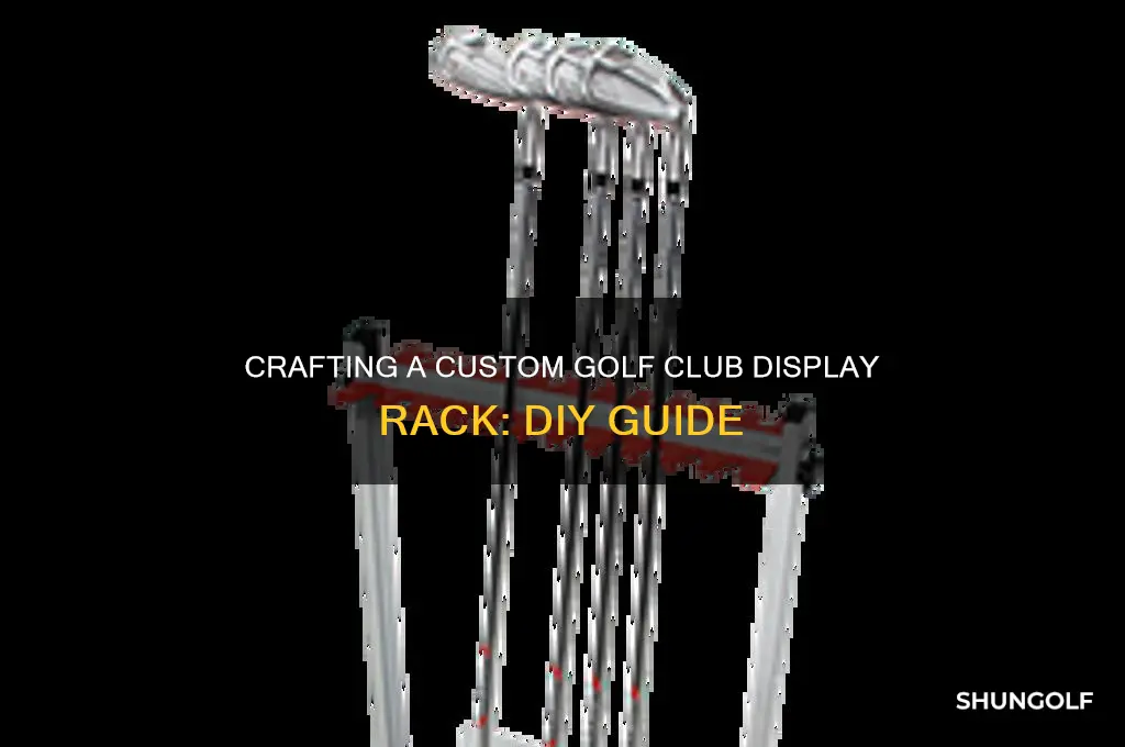 how to build a golf club display rack