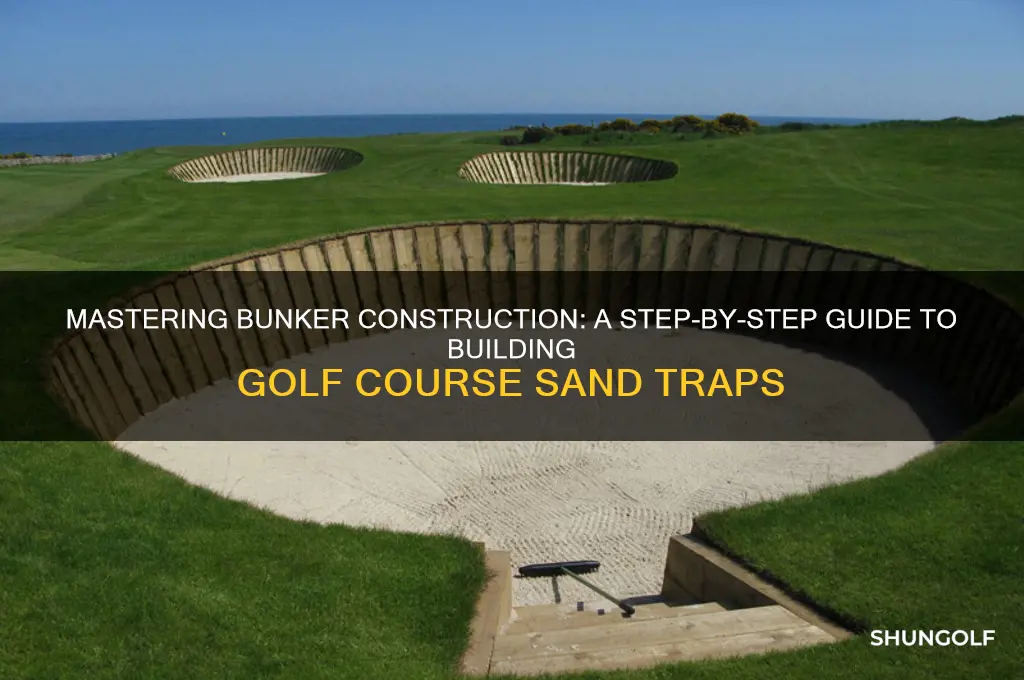 how to build a golf course bunker