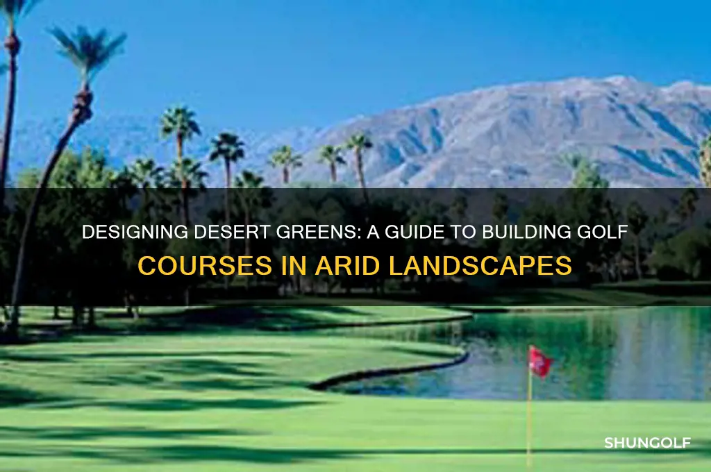 how to build a golf course in the desert