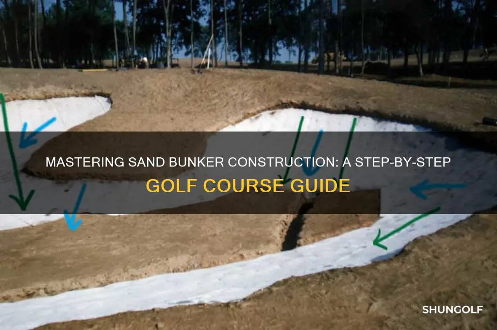 how to build a golf course sand bunker