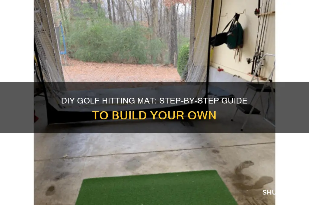 how to build a golf hitting mat