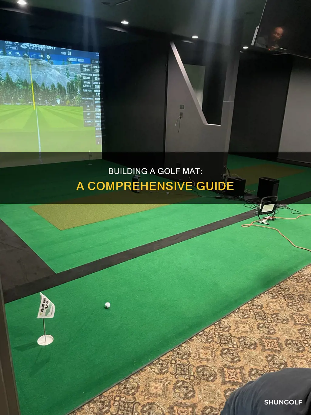 how to build a golf mat