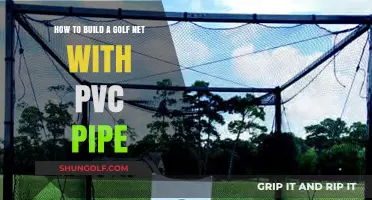 DIY Golf Net: Easy PVC Pipe Construction Guide for Practice