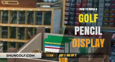 Crafting a Creative Golf Pencil Display: Easy DIY Guide