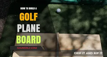 DIY Golf Plane Board: Step-by-Step Guide to Perfect Your Swing