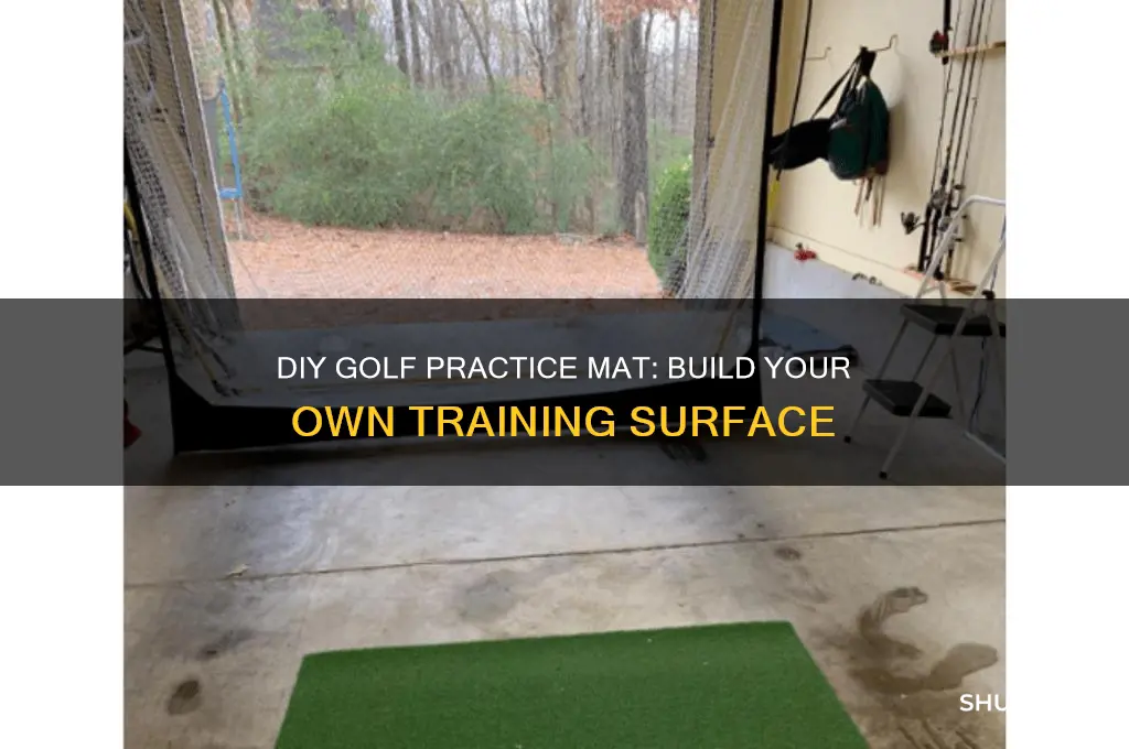 how to build a golf practice mat