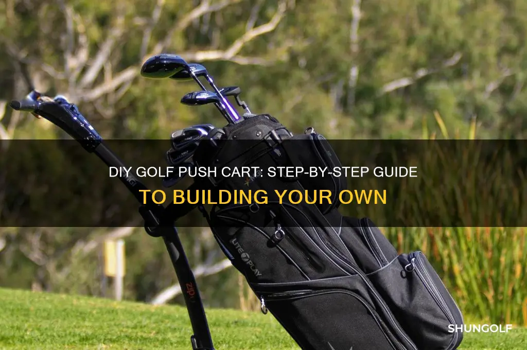 how to build a golf push cart