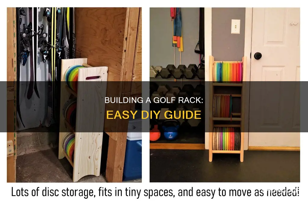 how to build a golf rack