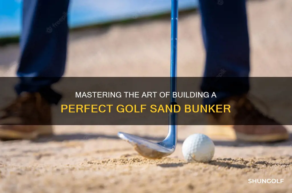 how to build a golf sand bunker
