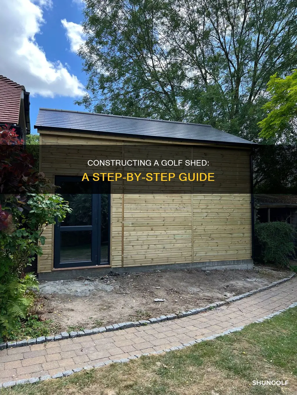 how to build a golf shed