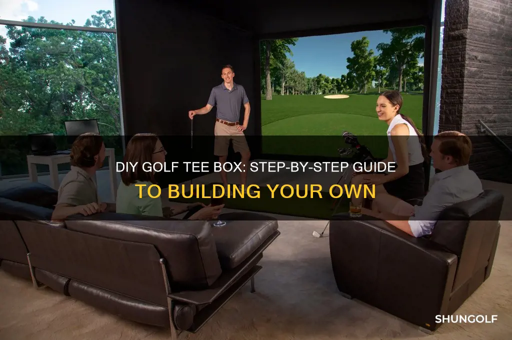 how to build a golf tee box