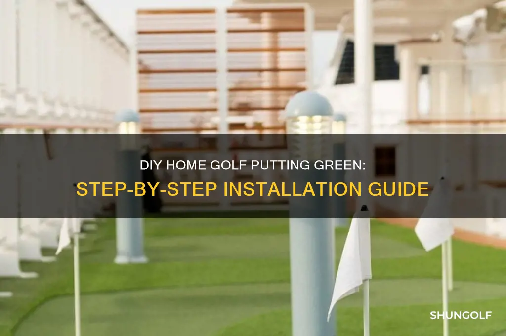 how to build a home golf putting green