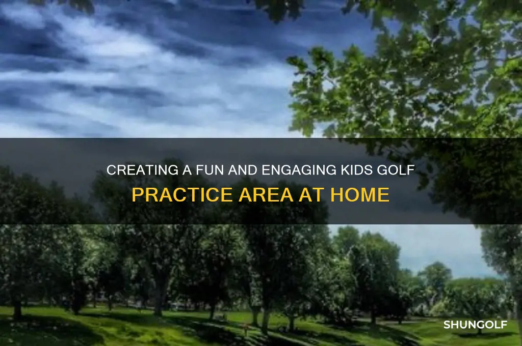 how to build a kids golf area