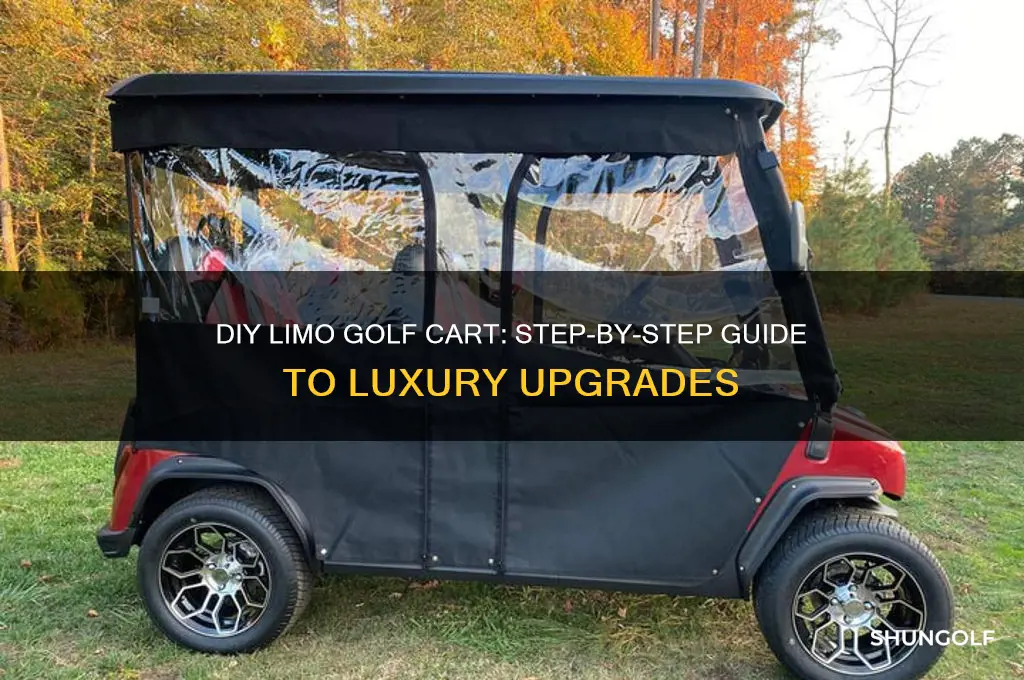 how to build a limo golf cart