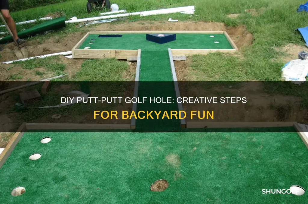 how to build a putt-putt golf hole