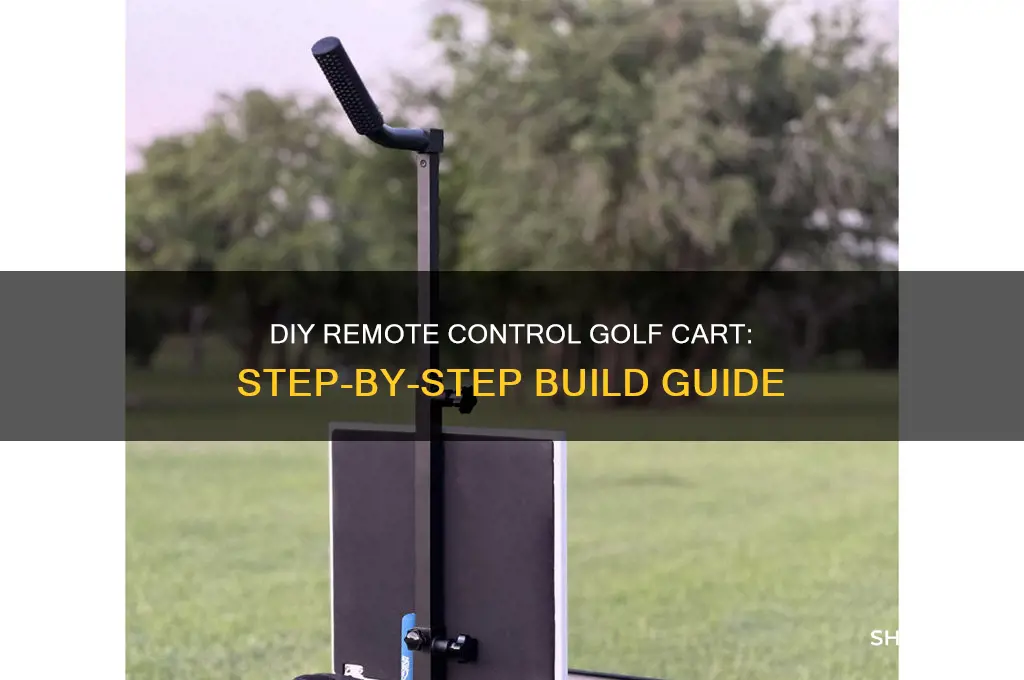 how to build a remote control golf cart