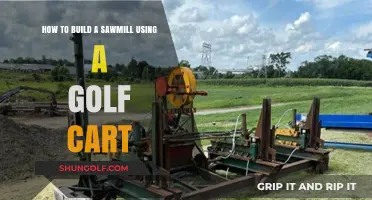 DIY Sawmill Project: Transforming a Golf Cart into a Woodworking Tool