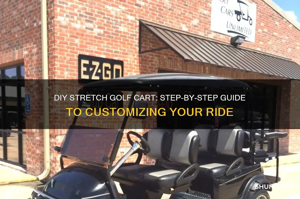 how to build a stretch golf cart