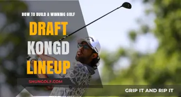 Mastering Golf Draft Kongd: Strategies for Building a Winning Lineup