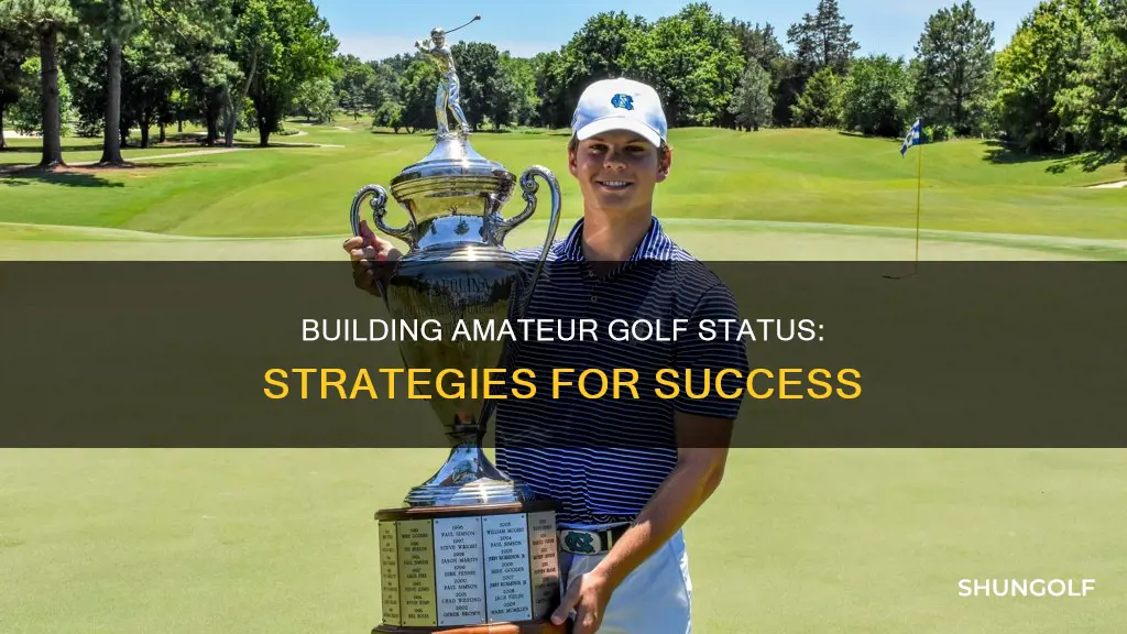 how to build amateur golf status