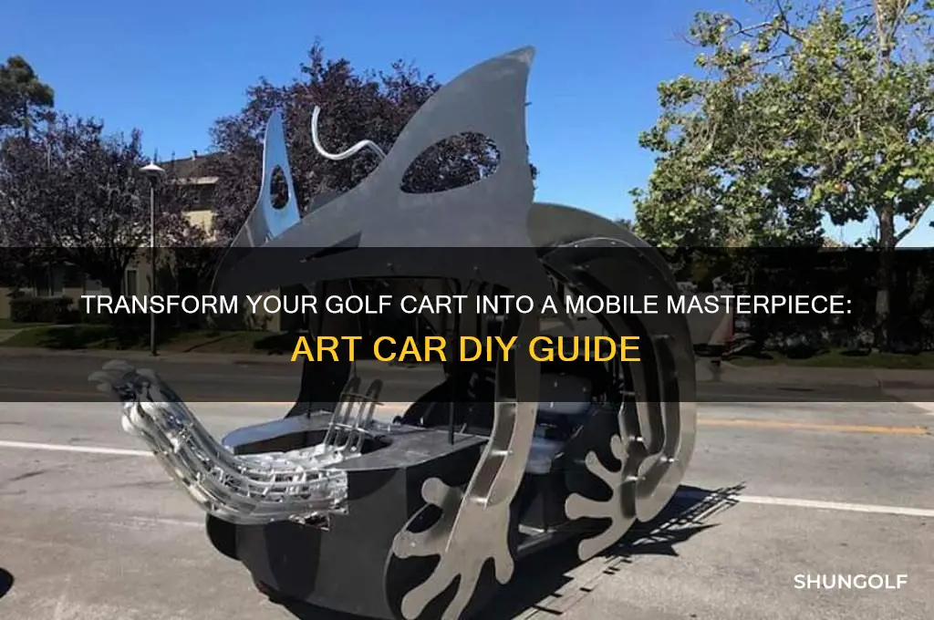 how to build an art car from golf cart