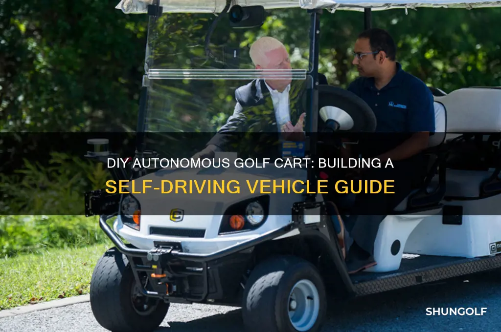 how to build autonomous golf cart