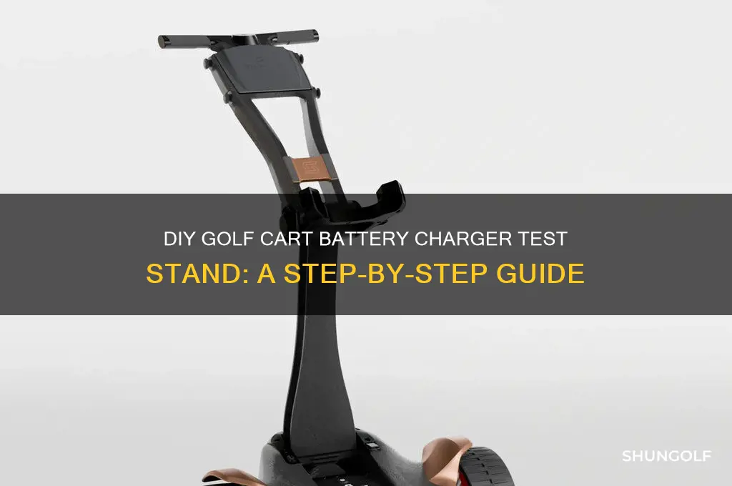 how to build golf cart battery charger test stand