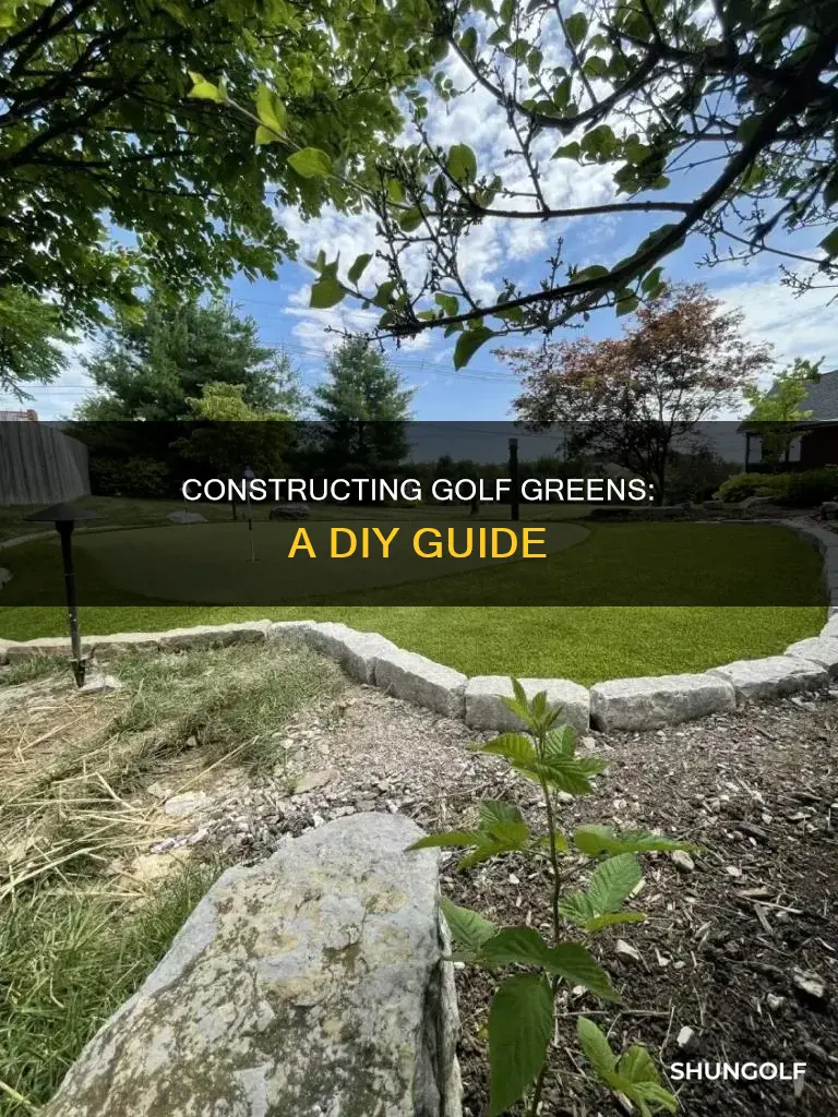 how to build golf green