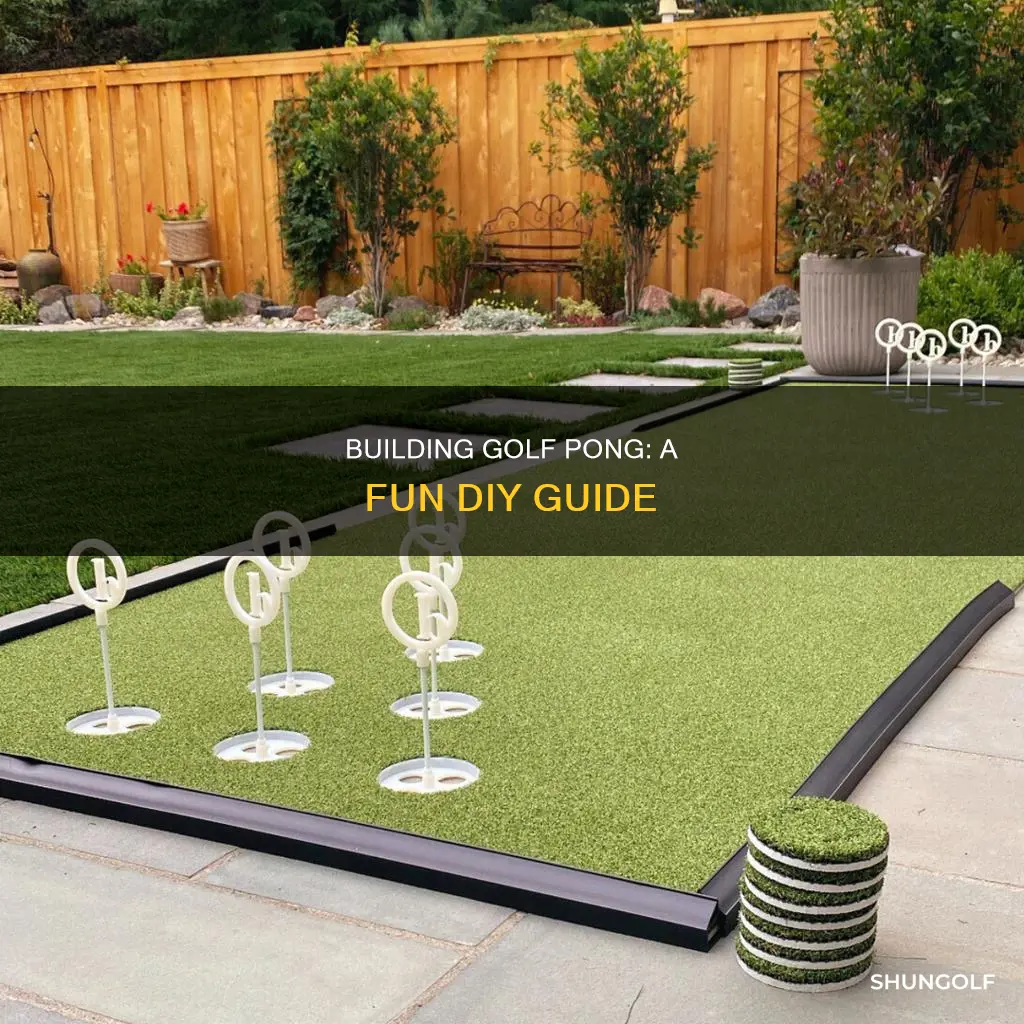 how to build golf pong