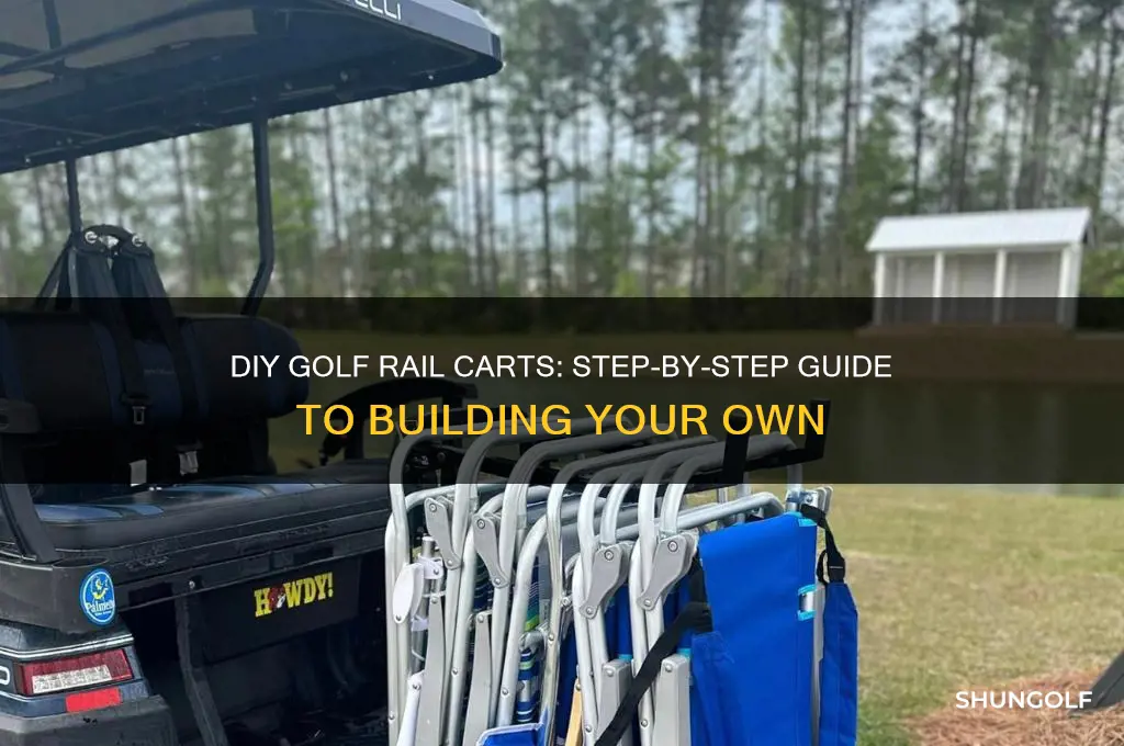 how to build golf rail carts