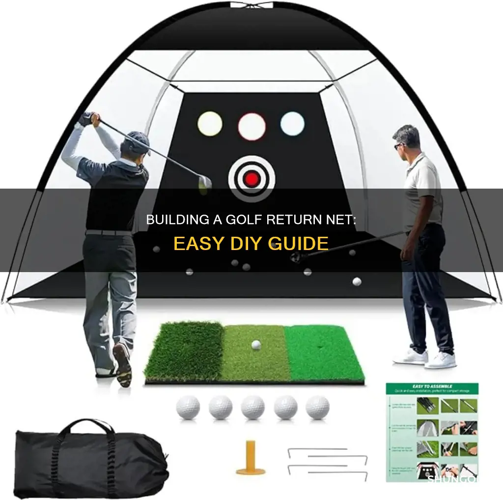 how to build golf return net