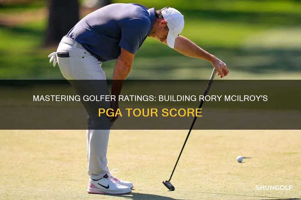 how to build golfer overall rating rory mcilroy pga tour