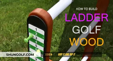 Building a Wooden Ladder Golf Game