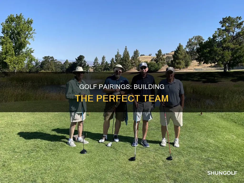 how to build pairings in golf