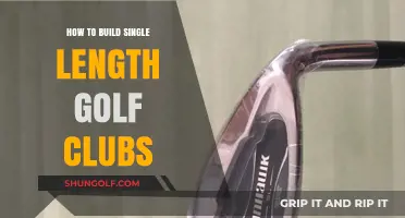 Mastering Consistency: A Guide to Building Single Length Golf Clubs